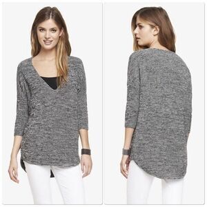 ✨ Marled Oversized Deep V-Neck Tunic Sweater✨